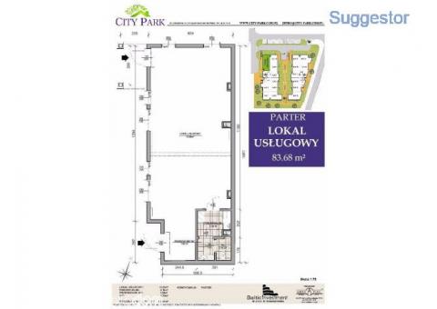 Lokal usługowy Starogard Gdański 83,68 m2